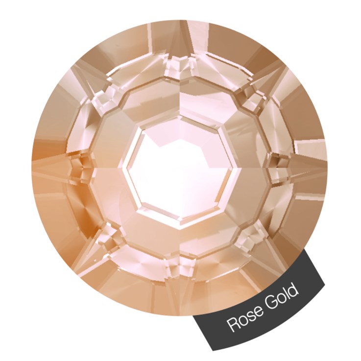 Halo Create Nail Art Size 2 Crystals - Rose Gold