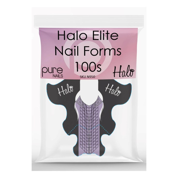 Halo Elite Nail Forms - 100 Pack