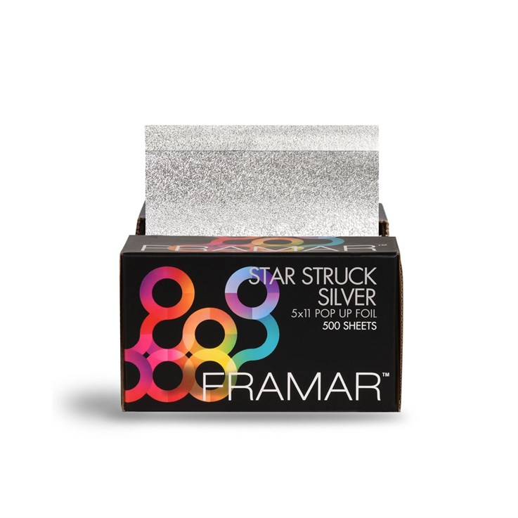 Framar Star Struck Silver Embossed Hair Foil Pop Up - 500 Sheets