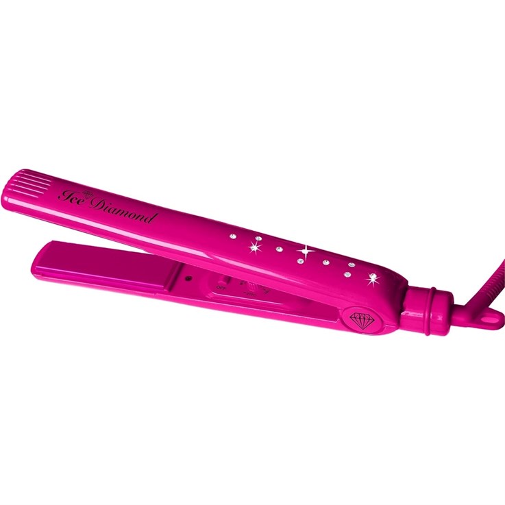 Ice Diamond Glossy Pink Straightener