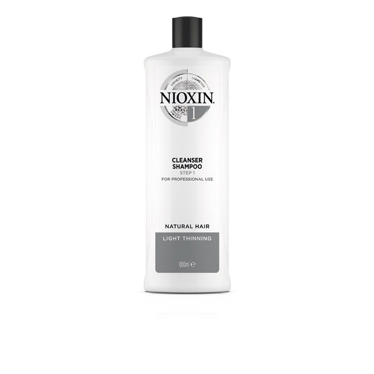 Wella Nioxin System 1 Colour Safe Cleanser Shampoo - 1000ml