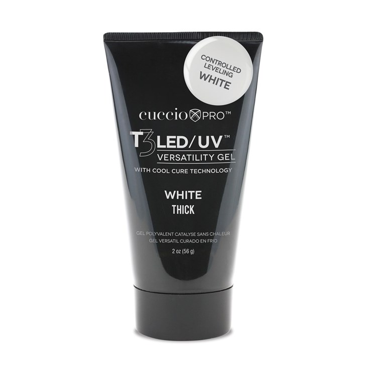 Cuccio T3 LED/UV Controlled Gel White Tube 2oz