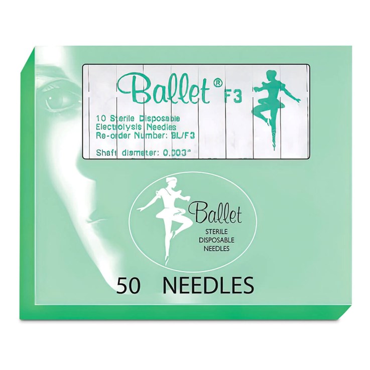 Ballet Stainless Steel Sterile Disposable Electrolisis Needles - 002