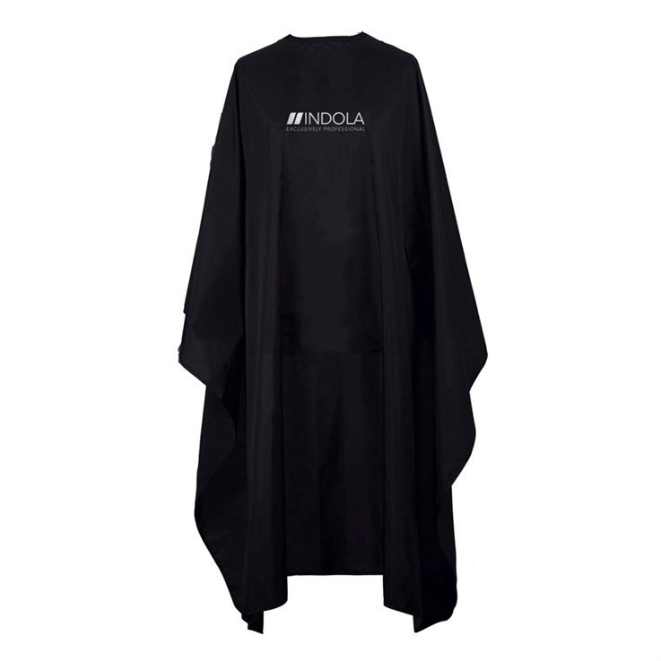 Indola Eco-Friendly Hairdressing Cutting Cape - Black