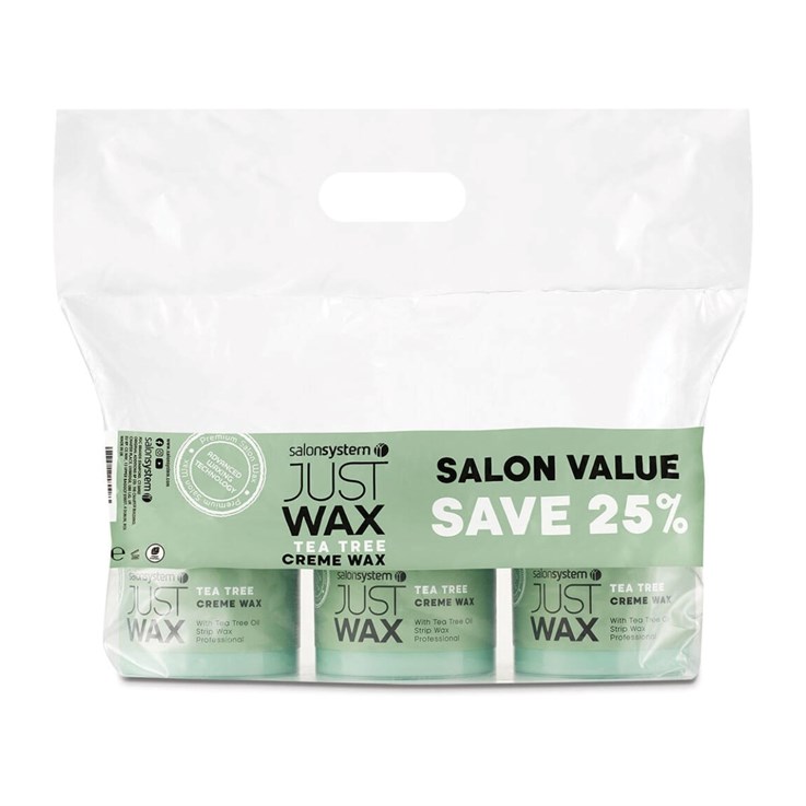 Just Wax Tea Tree Wax Trio Value Pack