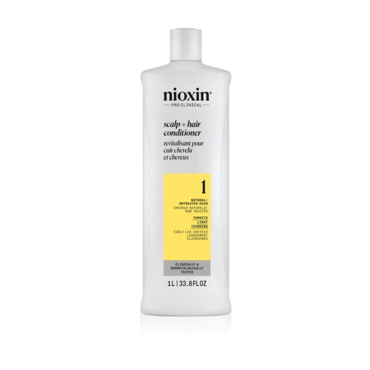 Nioxin Scalp + Hair Thickening System 1 Conditioner for Natural Hair with Light 