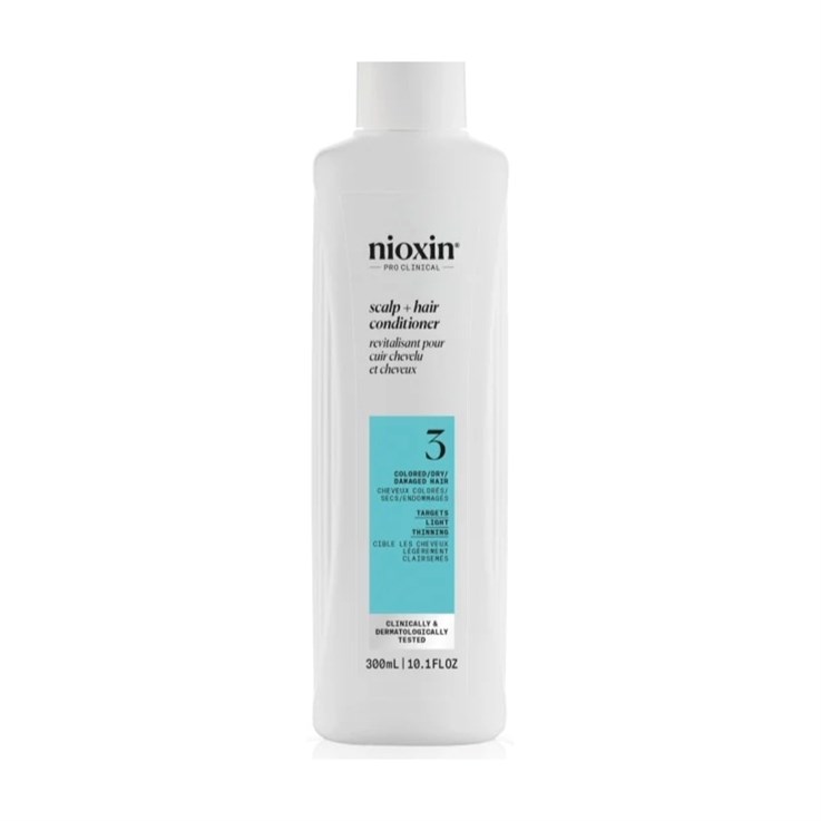 Nioxin Scalp + Hair Thickening System 3 Conditioner for Coloured Dry and Damaged