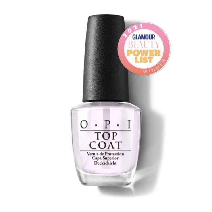 OPI Natural Nail Clear Lacquer Top Coat - 15ml