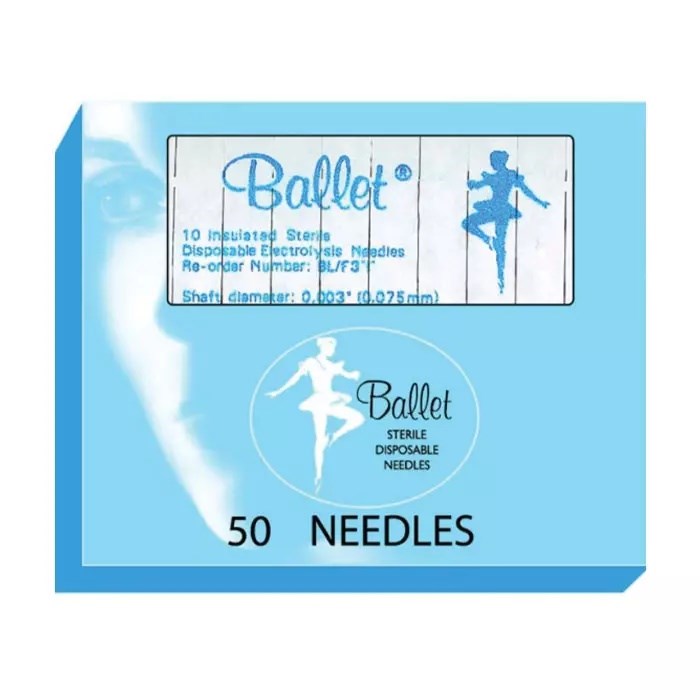 Ballet Insulated Sterile Disposable Electrolsis Needles F2 - 002