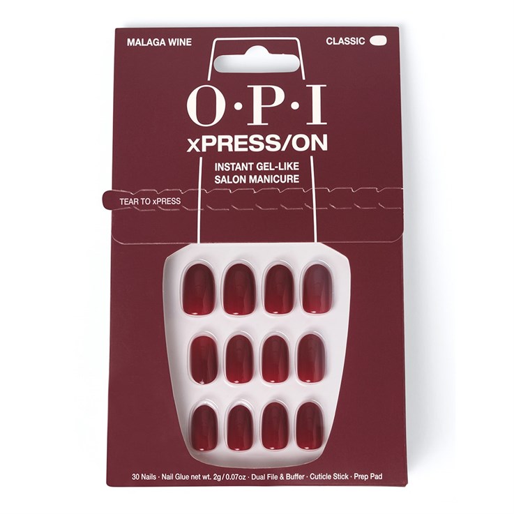 OPI Xpress/ON Artificial Nails - Malaga Wine 