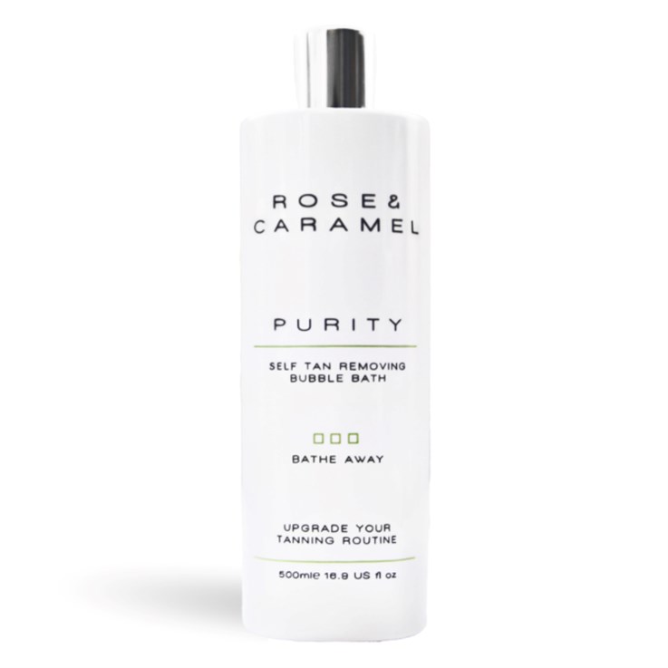 Rose & Caramel Purity Tan Removing Bubble Bath 500ml