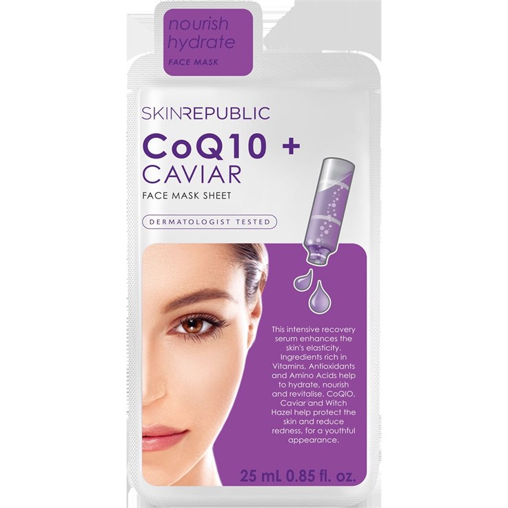 Skin Republic Caviar+Co Q10 Face Mask Sheet 