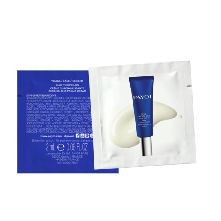 PAYOT Blue Techni Liss Jour SPF30 Samples x10