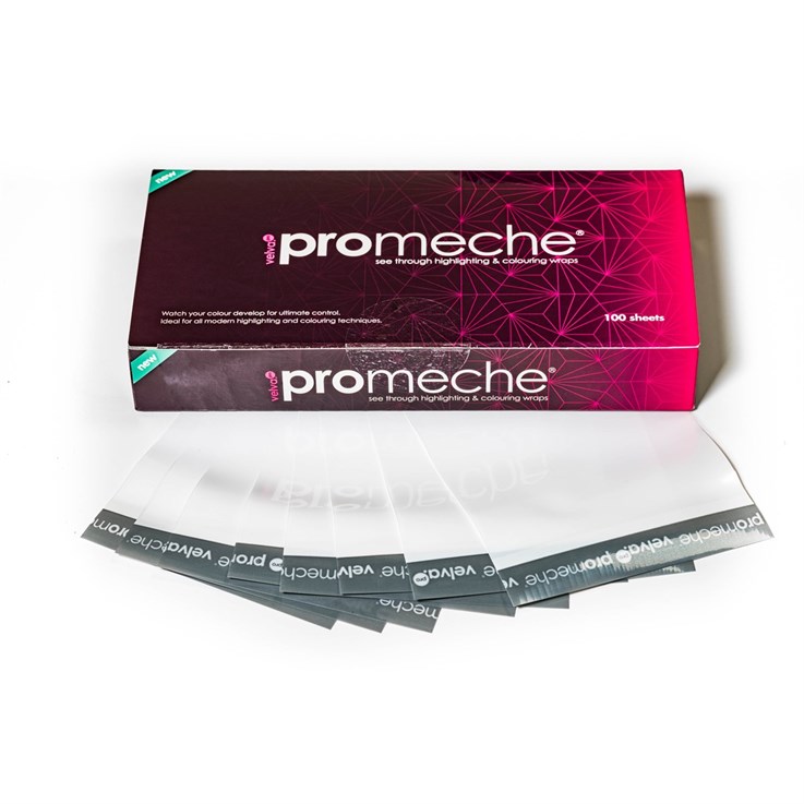 Velva Pro Meche See-Through Hair Wraps - 100 sheets