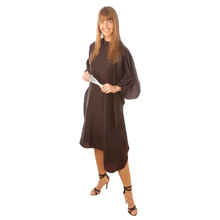 Hair tools Nylon Economy Hairdressing Gown - Black