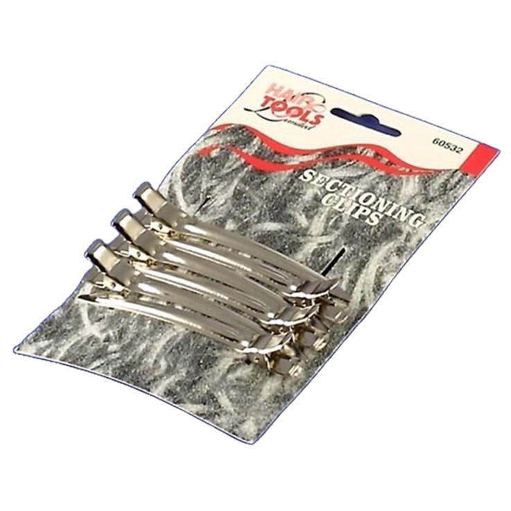 Hair Tools Silver Sectioning Clips 