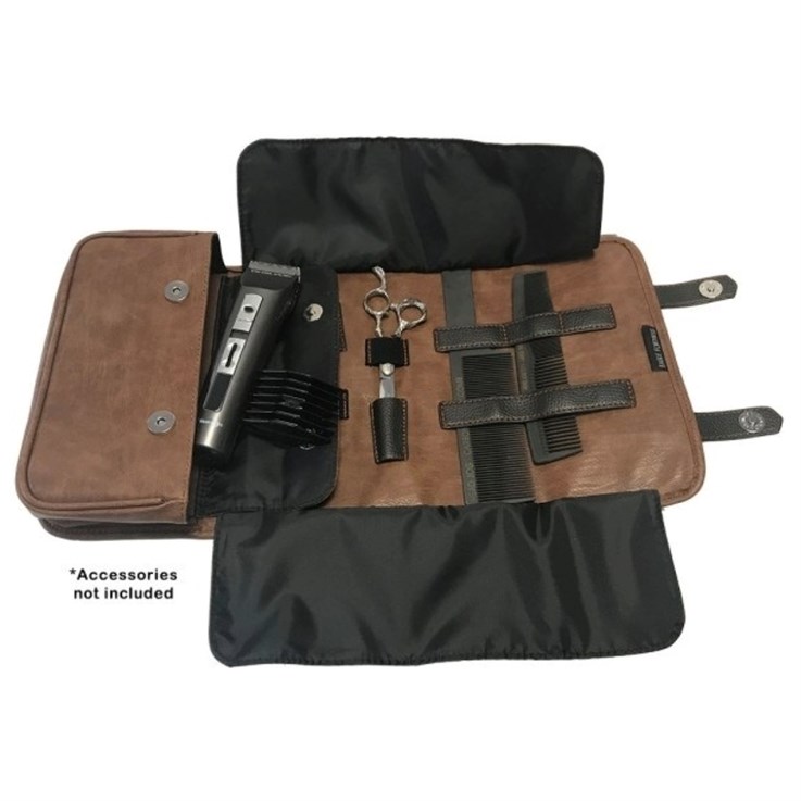 Hair Tools Barber Tool Roll  - Brown