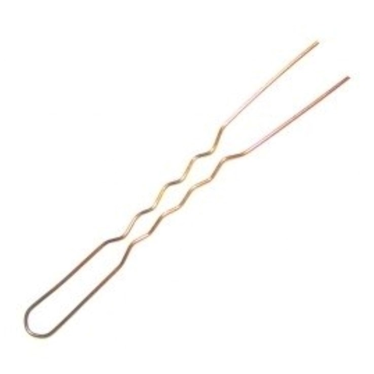 Hair Tools 2.5" Waved Pins Blonde - 1000