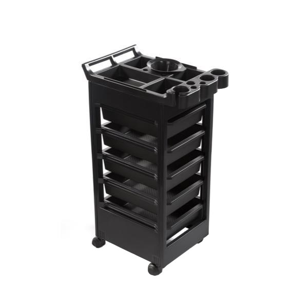 Scorpion Sveg Salon Beauty Trolley - Black