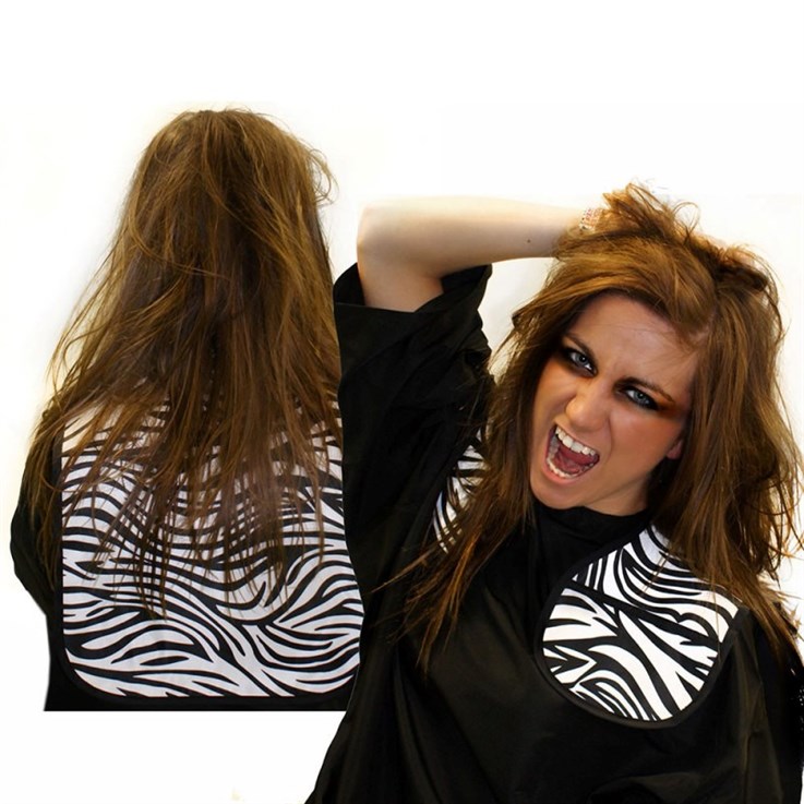 Hair Tools Zebra Print Hair Cutting Collar