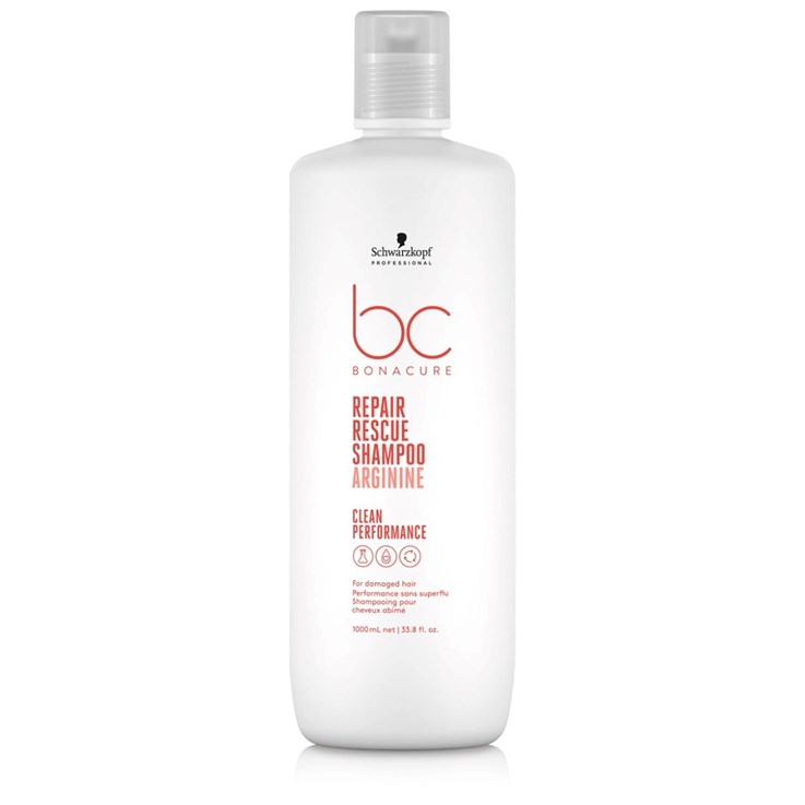 Schwarzkopf BC Bonacure Clean Repair Rescue Shampoo - 1L