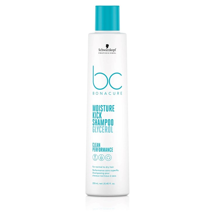 Schwarzkopf BC Bonacure Clean Moisture Kick Shampoo - 250ml