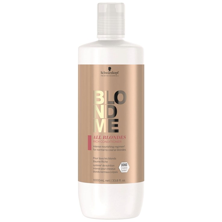 Schwarzkopf BLONDME All Blondes Rich Conditioner - 1L