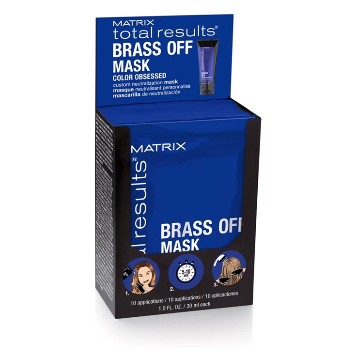 Matrix Total Results Brass Off Mask 10 x 30ml Sachets