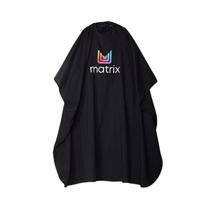 Matrix Hairdressing Cape Multi Colour Logo