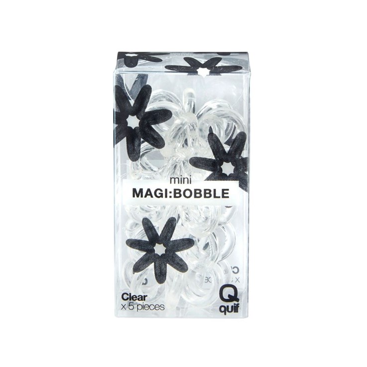 Quif magi:bobble Mini Hair Ties 5 Pack - Clear