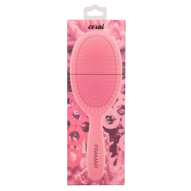 Framar Baecation Detangle Brush Coral