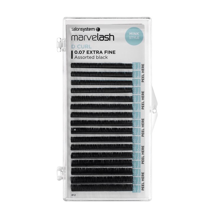 Salon System Marvelash D Curl Extra Fine Assorted Mink Style